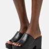 WIDE FIT - Pantolette Hoch - Black -Anna Field 00e6cd6ee65246ae90cda63500b898a8