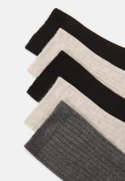 Anna Field 5 PACK - Socken - Beige/black/grey 9 Anna Field 5 PACK - Socken - Beige/black/grey -Anna Field 08df04d91dee44c9bc8b6f4818415c2e