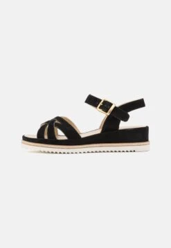 Anna Field LEATHER - Keilsandalette - Black 9 Anna Field LEATHER - Keilsandalette - Black -Anna Field 0bf638f88df245d3b43ca0fc2b100b73