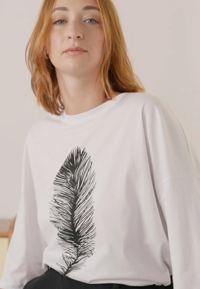 Anna Field T-Shirt Print - White 4 Anna Field T-Shirt Print - White – Bild 2