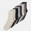 Anna Field HEART ANKLE 8 PACK - Socken - Black/grey 2 Anna Field HEART ANKLE 8 PACK - Socken - Black/grey -Anna Field 168705eb05194875a2a9231e92363d31