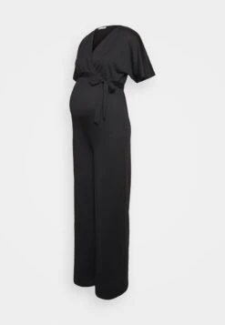 SHORT SLEEVE WRAP JUMPSUIT - Jumpsuit - Black 11 SHORT SLEEVE WRAP JUMPSUIT - Jumpsuit - Black -Anna Field 286fe87934f24d35b2bce0374302b708