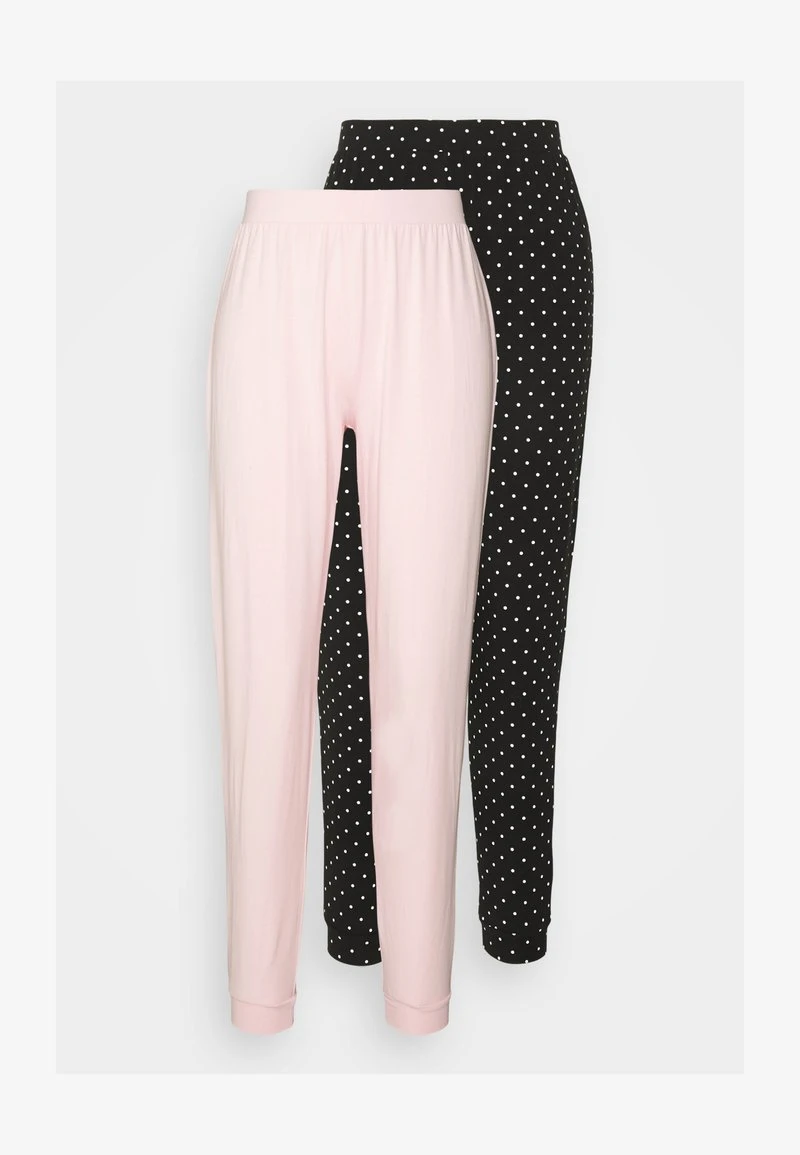 Anna Field 2 PACK - Nachtwäsche Hose - Black/white 7 Anna Field 2 PACK - Nachtwäsche Hose - Black/white – Bild 5