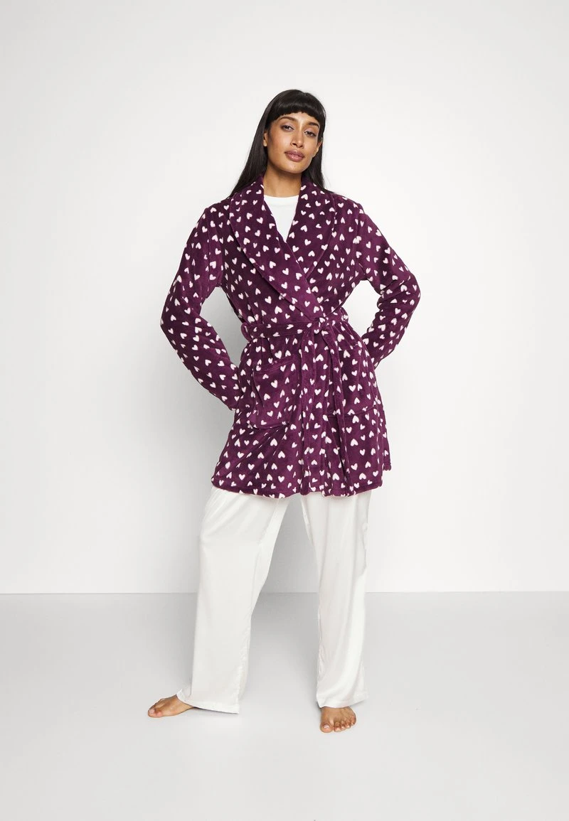 Anna Field Bademantel - Dark Red/beige 4 Anna Field Bademantel - Dark Red/beige – Bild 2