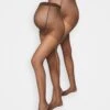 Anna Field 20 DEN 2 PACK - Strumpfhose - Dark Brown
