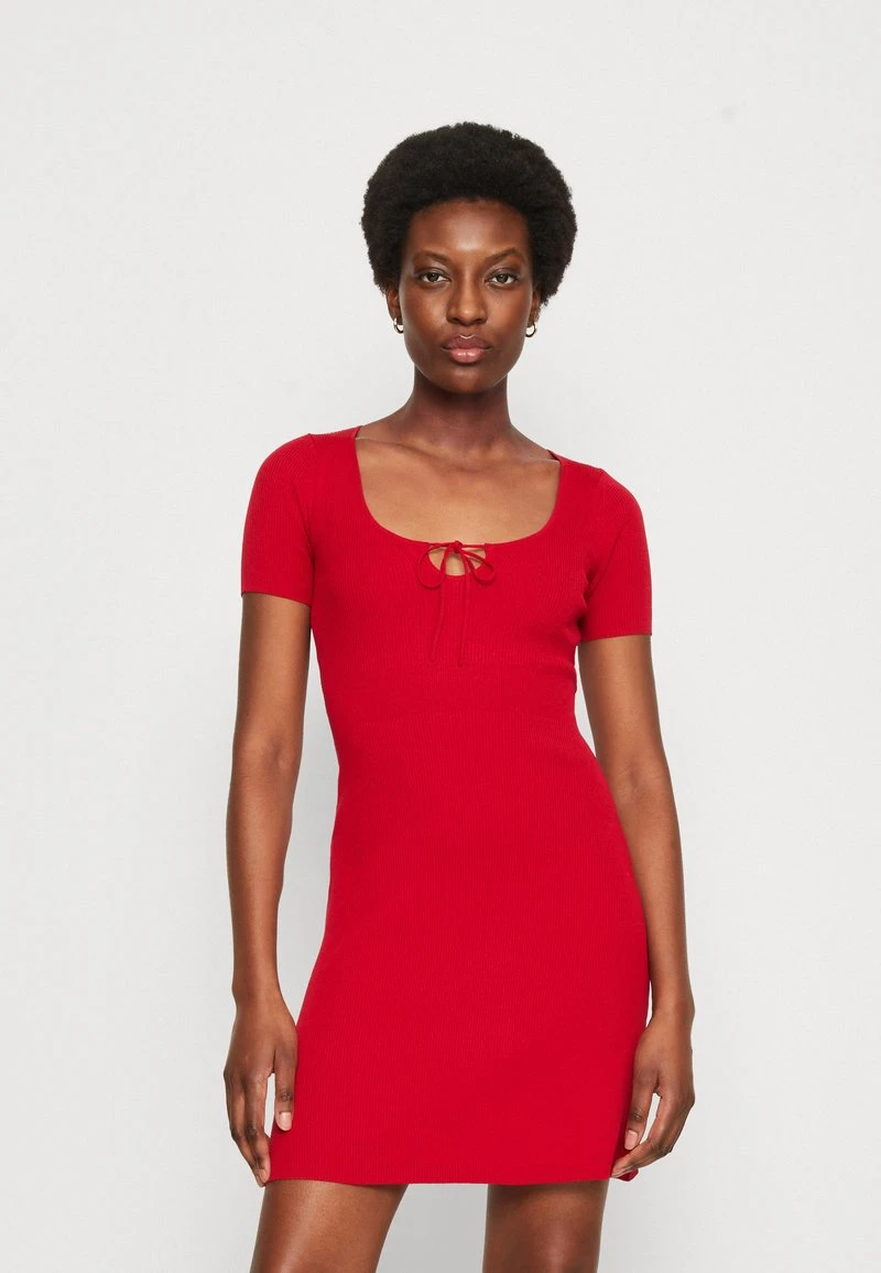 Anna Field Strickkleid - Red 3 Anna Field Strickkleid - Red