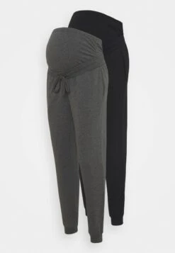 2 PACK - Jogginghose - Black/ Dark Grey