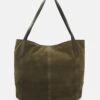 Anna Field LEATHER - Handtasche - Khaki 1 Anna Field LEATHER - Handtasche - Khaki -Anna Field 4fe33866136c4a0ab8fe51b79aefe216