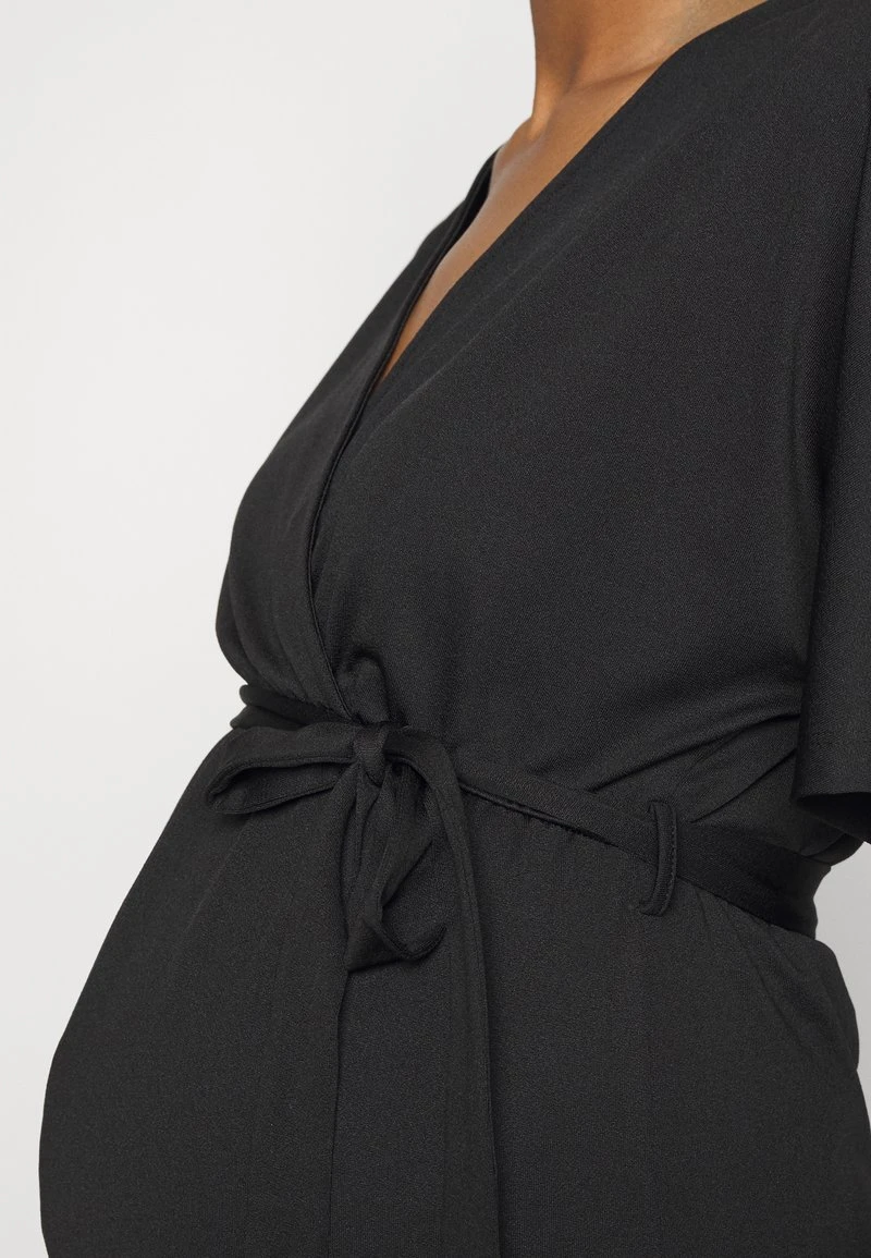 SHORT SLEEVE WRAP JUMPSUIT - Jumpsuit - Black 7 SHORT SLEEVE WRAP JUMPSUIT - Jumpsuit - Black – Bild 5