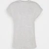 Anna Field T-Shirt Basic - Mottled Light Grey