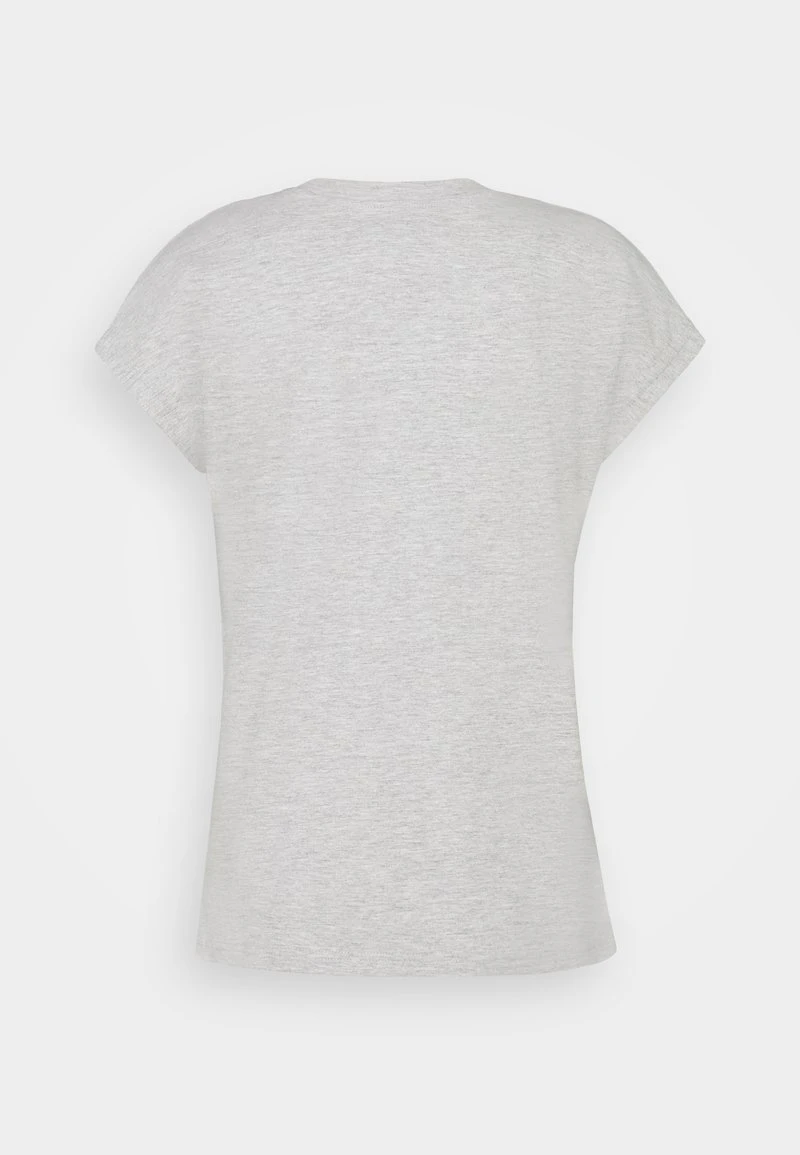 Anna Field T-Shirt Basic - Mottled Light Grey 4 Anna Field T-Shirt Basic - Mottled Light Grey – Bild 2