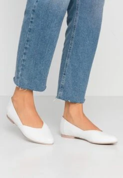 Anna Field LEATHER BALLERINAS - Klassischer Ballerina - White