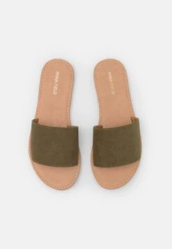 Anna Field 2 PACK - Pantolette Flach - Khaki/gold 12 Anna Field 2 PACK - Pantolette Flach - Khaki/gold -Anna Field 697979480f144724b307b772bb680c09