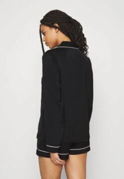 Anna Field AMANDA LONG SLEEVE SHORT SET - Nachtwäsche Set - Black 10 Anna Field AMANDA LONG SLEEVE SHORT SET - Nachtwäsche Set - Black -Anna Field 76c1a6e3060042a98452482dadb33e40