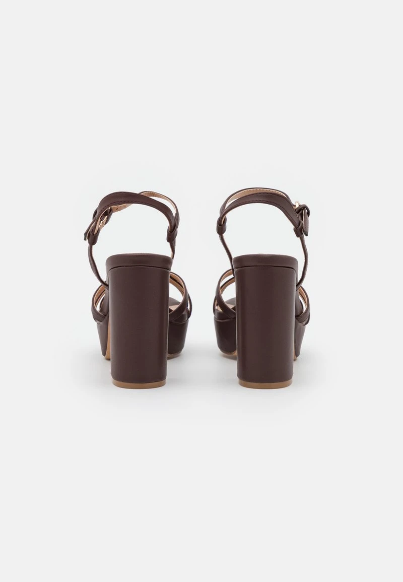 Anna Field Plateausandalette - Dark Brown 5 Anna Field Plateausandalette - Dark Brown – Bild 3