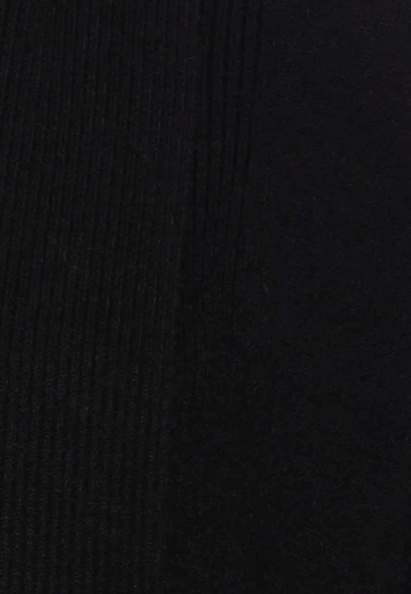 Anna Field RIBBED FOLD COLLAR - Strickjacke - Black 5 Anna Field RIBBED FOLD COLLAR - Strickjacke - Black – Bild 3