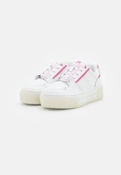 Anna Field LEATHER - Sneaker Low - White/pink 10 Anna Field LEATHER - Sneaker Low - White/pink -Anna Field 8a3972e847e64a90b0e467c2c052fd5d