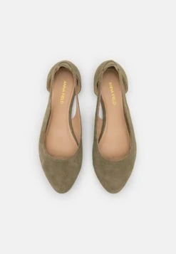 LEATHER - Klassischer Ballerina - Olive 13 LEATHER - Klassischer Ballerina - Olive -Anna Field 8bc75819509841e18f12c3857a548b72
