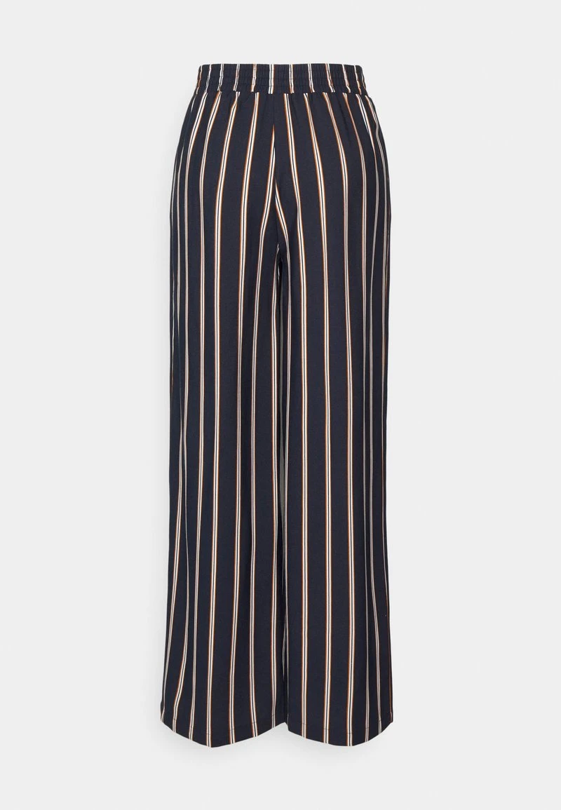 Anna Field Stoffhose - Dark Blue/brown/white 3 Anna Field Stoffhose - Dark Blue/brown/white