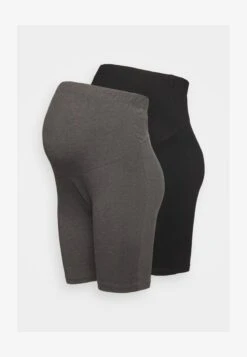 SHORTS 2 PACK - Shorts - Black/ Mottled Dark Grey 12 SHORTS 2 PACK - Shorts - Black/ Mottled Dark Grey -Anna Field 99f17a4d9c6c4bb3861797a757c1c7e6 1