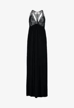 Anna Field ANNA LONG VISCOSE DRESS - Nachthemd - Black -Anna Field a29eb6fb26b74df3b7d7c4a763c5ddc9