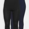 2 PACK - Leggings - Hosen - Black/dark Blue 1 2 PACK - Leggings - Hosen - Black/dark Blue -Anna Field a3ae61bd7b83442d91af6ba5e310d344