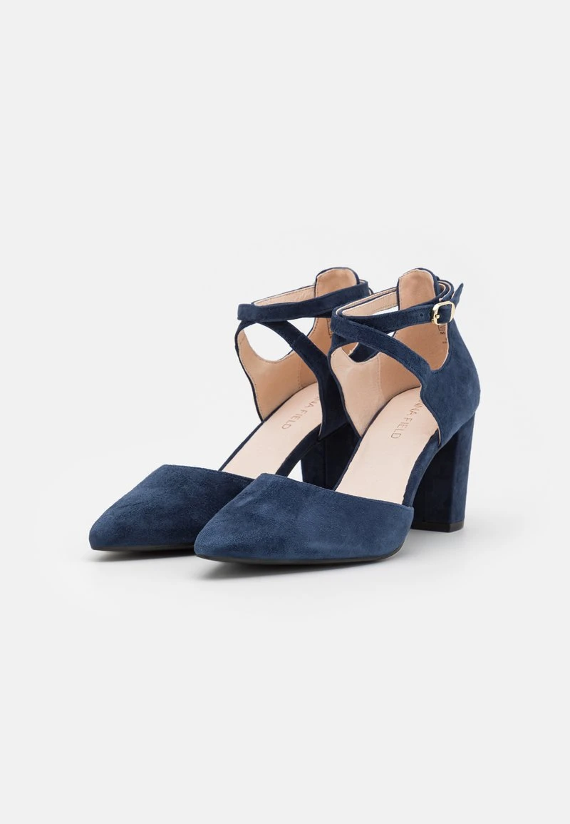 Anna Field LEATHER - High Heel Pumps - Dark Blue 5 Anna Field LEATHER - High Heel Pumps - Dark Blue – Bild 3