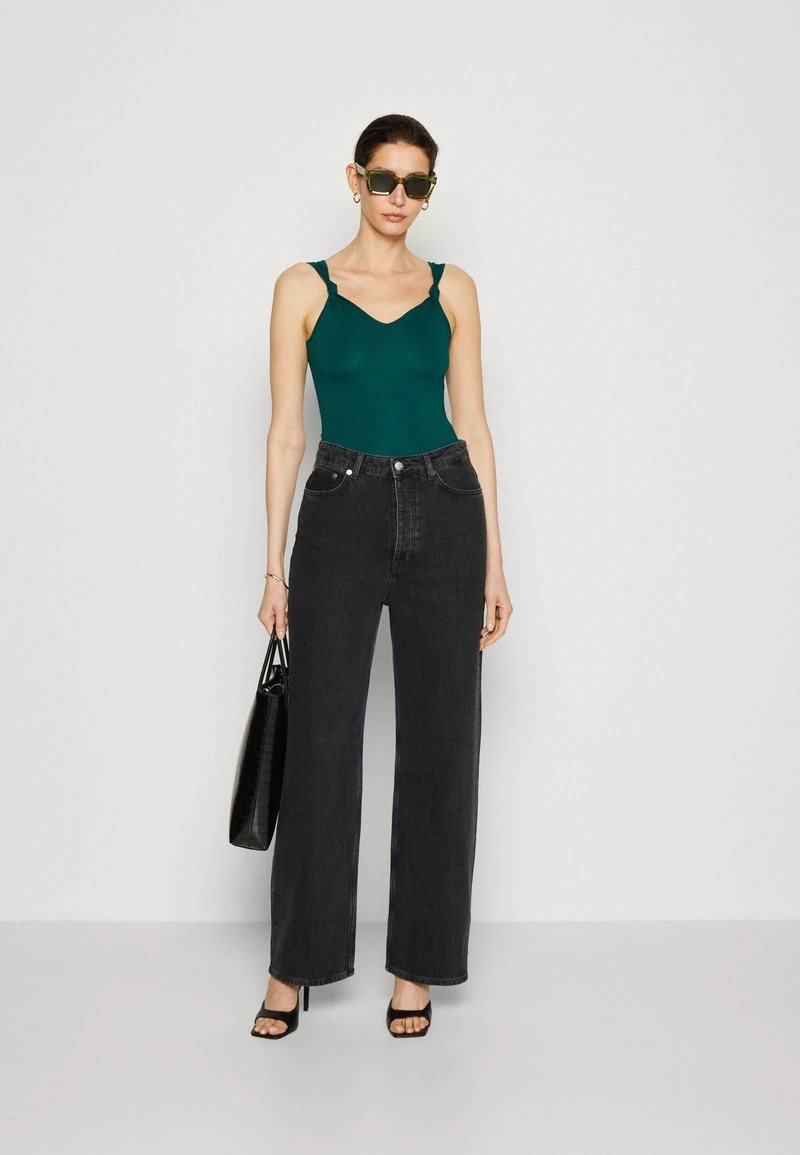 Anna Field Top - Dark Green 4 Anna Field Top - Dark Green – Bild 2