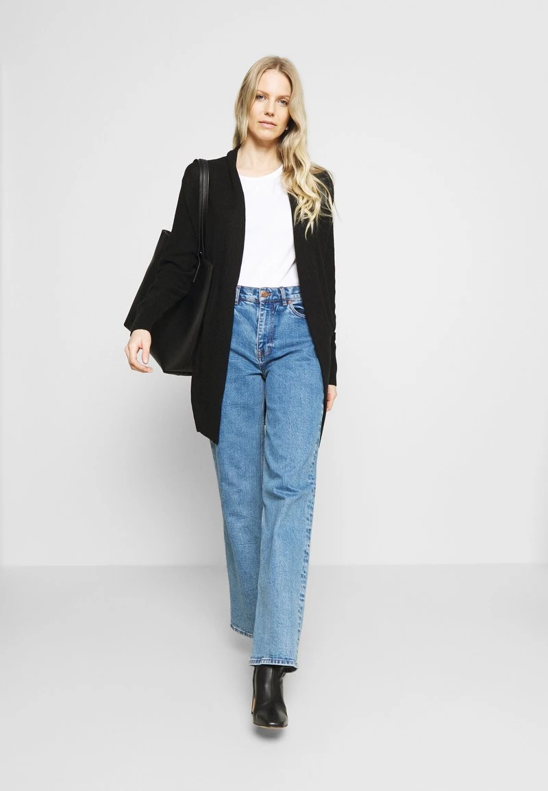 Anna Field 3 PACK - T-Shirt Basic - Black/white/mottled Light Grey 3 Anna Field 3 PACK - T-Shirt Basic - Black/white/mottled Light Grey