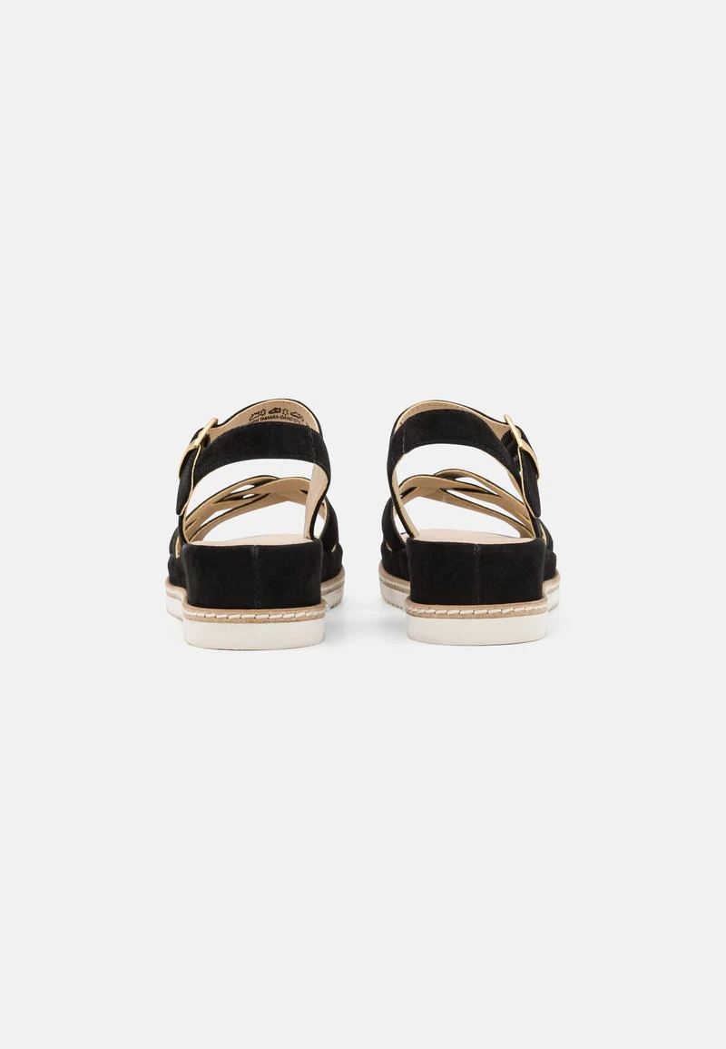 Anna Field LEATHER - Keilsandalette - Black 6 Anna Field LEATHER - Keilsandalette - Black – Bild 4