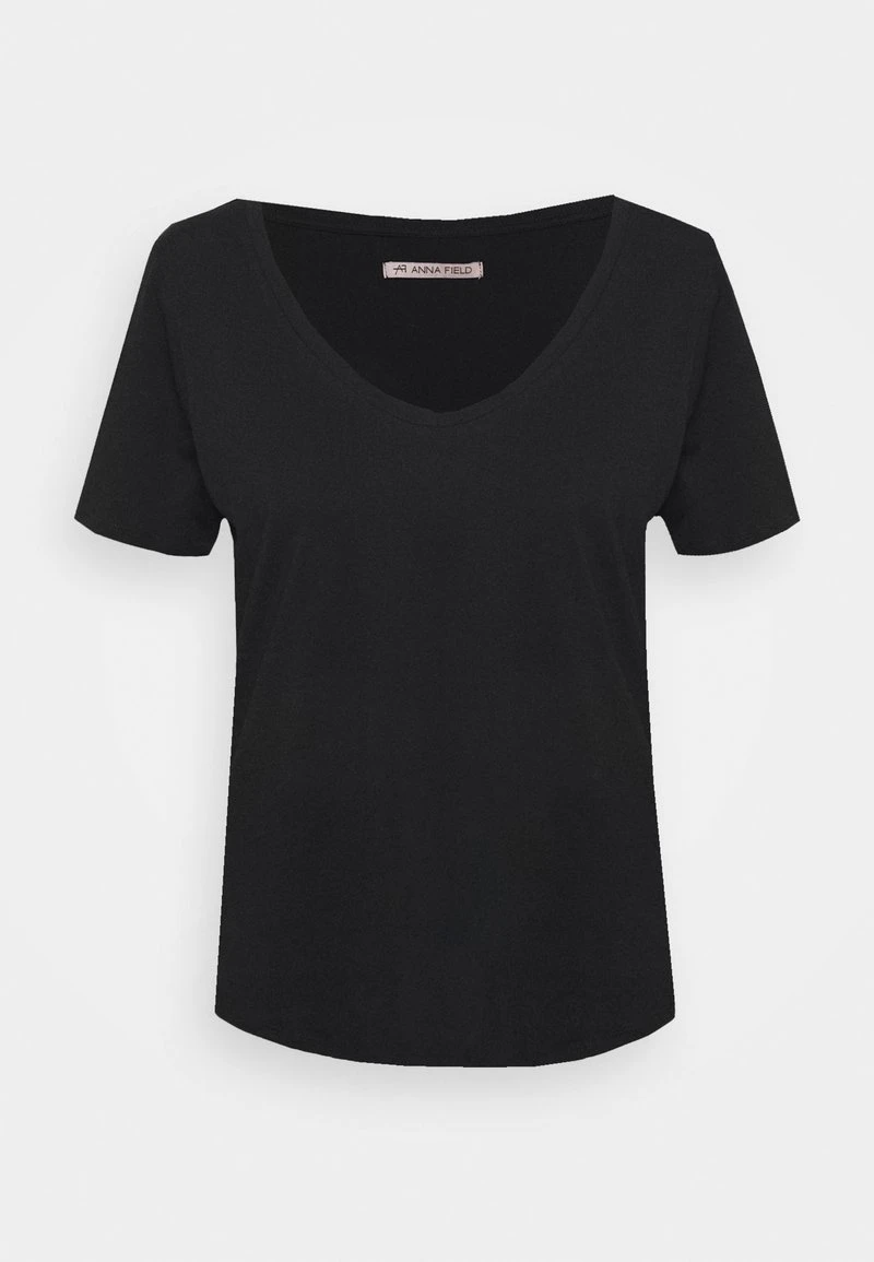Anna Field T-Shirt Basic - Black 4 Anna Field T-Shirt Basic - Black – Bild 2