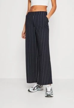 Anna Field Stoffhose - Dark Blue/brown/white 12 Anna Field Stoffhose - Dark Blue/brown/white -Anna Field eebec60acbd740d992615145e19cc27b