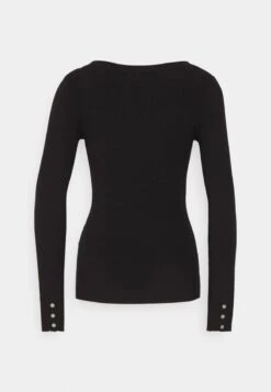 Anna Field BUTTON DETAIL - Strickpullover - Black 9 Anna Field BUTTON DETAIL - Strickpullover - Black -Anna Field efbdeb2d1e8543dfaba2e59192e05a12