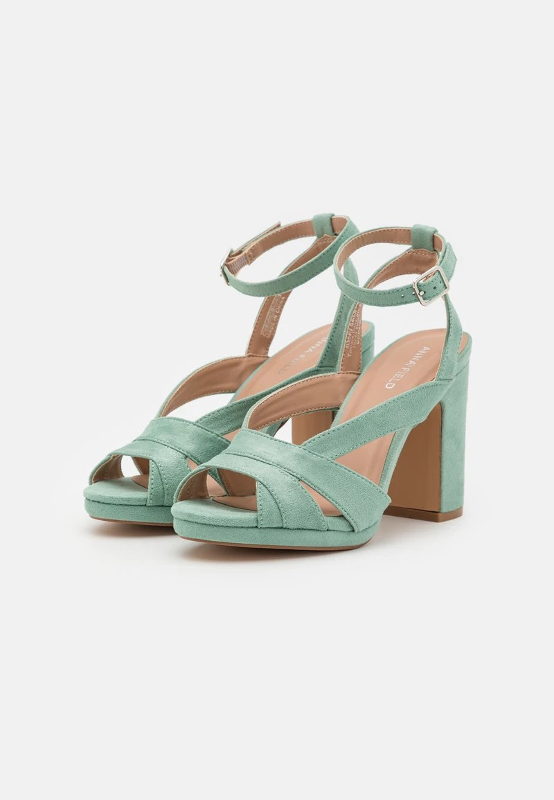 Anna Field Plateausandalette - Mint 5 Anna Field Plateausandalette - Mint – Bild 3